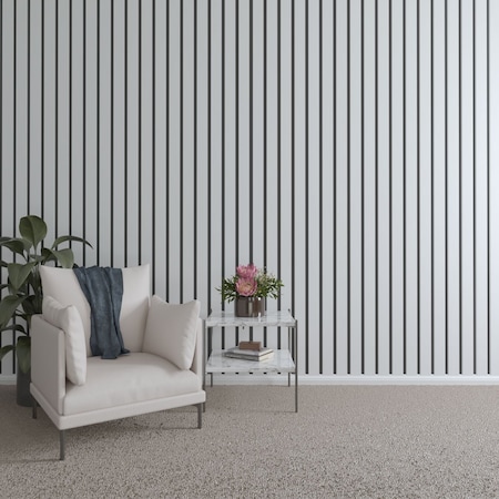 Ekena Millwork 94H x 3/4T Adjustable PVC Slat Wall Panel Kit w/ 3W Slats, Unfinished contains 15 Slats SWP60X94X0750UN